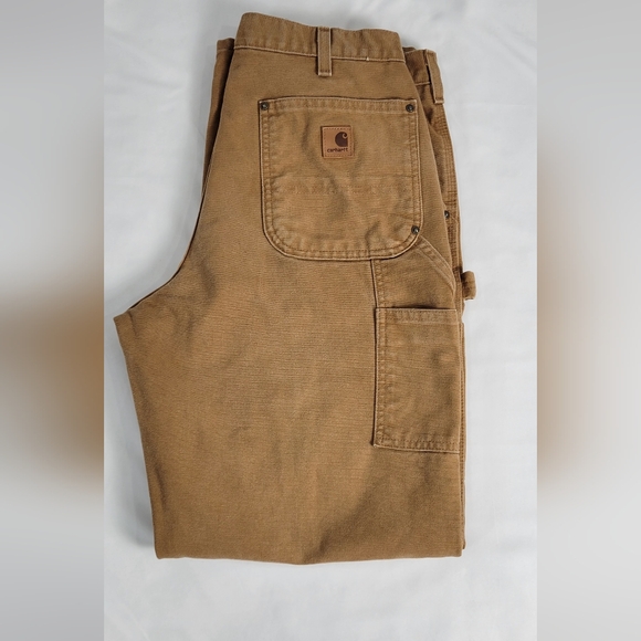 Carhartt Other - Carhartt Men's Tan Work Pants Size 34X32